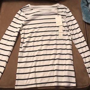 Striped long sleeve shirt